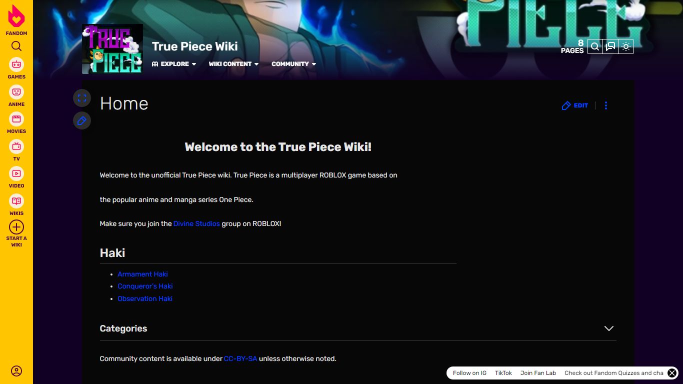 True Piece Wiki | Fandom
